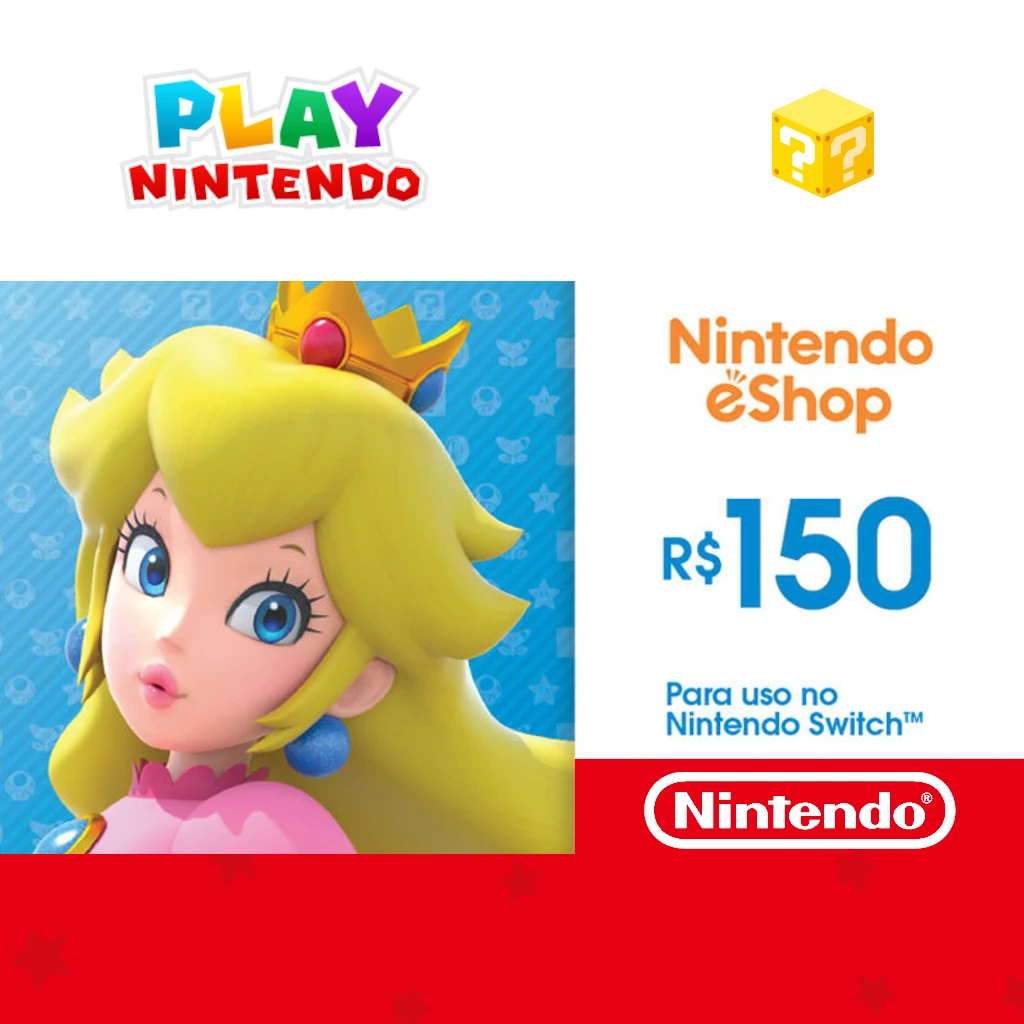 Nintendo eShop Digital R$ 150