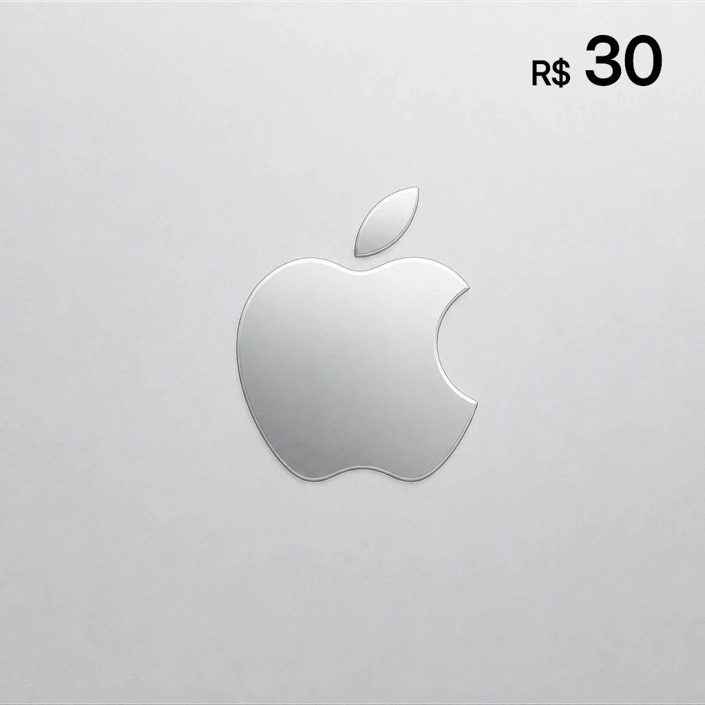Gift Card Apple Store R$ 30 Reais Brasil